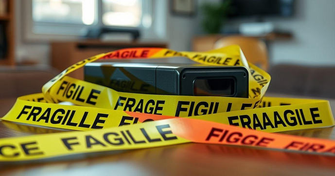 Fita Adesiva Cuidado Frágil é Essencial para Proteger Seus Itens Durante o Transporte Fita Adesiva Cuidado Frágil é Essencial para Proteger Seus Itens Durante o Transporte