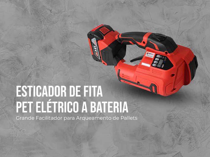 Esticador de Fita Pet Elétrico a Bateria: Grande Facilitador para Arqueamento de Pallets
