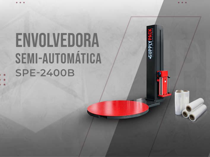 Otimize sua Embalagem e Economize com a Envolvedora de Filme Stretch SPE-2400B da Supplypack