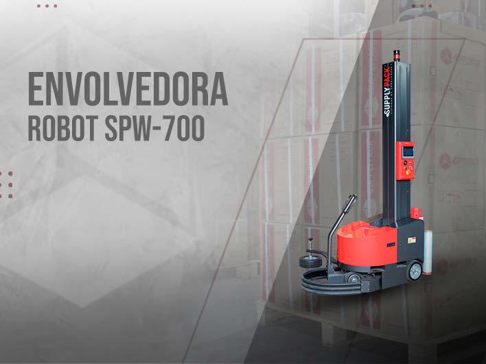 Otimize sua Paletização com a Máquina Envolvedora de Filme Stretch Robot SPW-700 da Supplypack